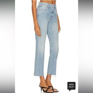 MOTHER jeans The Hustler Ankle Fray in the color Home On The Range